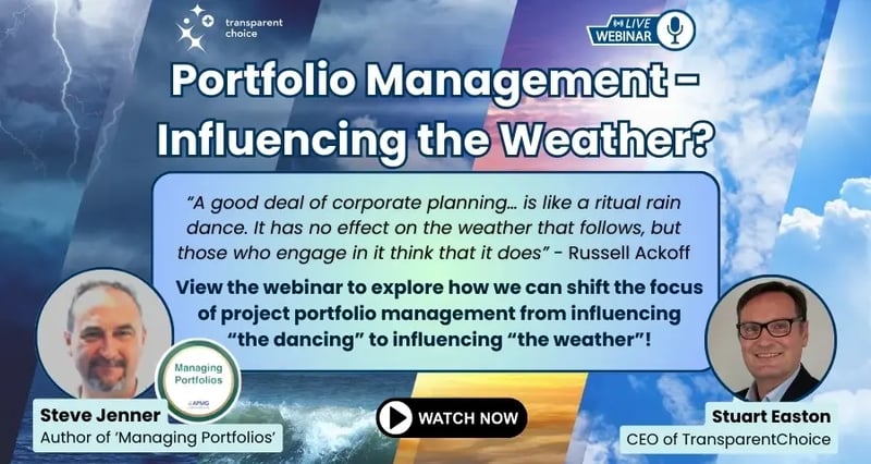 Webinar: Portfolio Management - Influencing the Weather