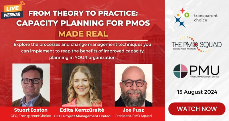 Webinar - Capacity Planning for PMOs